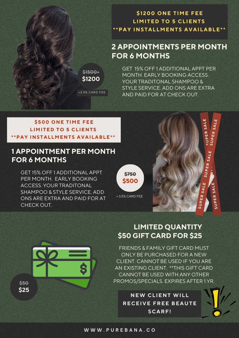 Black Friday Hair Specials